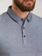 Базова бавовняна футболка-поло сірого кольору | 6728294 | фото 3