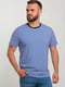 Бавовняна смугаста футболка з однотонною окантовкою горловини | 6728301