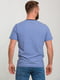 Бавовняна смугаста футболка з однотонною окантовкою горловини | 6728301 | фото 2