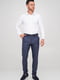 Классические синие брюки с карманами | 6728344