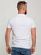 Хлопковая белая футболка с фактурной надписью | 6728347 | фото 2