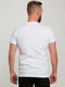 Хлопковая белая футболка с принтом | 6728358 | фото 2