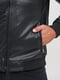 Коротка куртка з манжетами чорна | 6728484 | фото 5