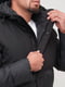 Куртка укороченная с капюшоном черная | 6728518 | фото 6