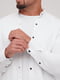 Белая классическая рубашка на кнопках | 6728524 | фото 4