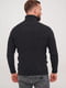 Чорний светр з високим коміром та рукавами-реглан | 6728613 | фото 3