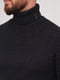 Чорний светр з високим коміром та рукавами-реглан | 6728613 | фото 4