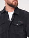 Чорна вельветова сорочка з кишенями | 6728654 | фото 4