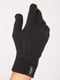 Черные перчатки с брендированной нашивкой | 6728744 | фото 2