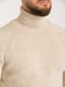 Бежевий светр з високим коміром та рукавами-реглан | 6728754 | фото 3