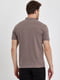 Базова коричнева футболка-поло з коміром-стійкою | 6728773 | фото 6