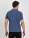 Базовая синяя футболка-поло с воротником-стойкой | 6728787 | фото 6