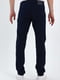 Синие прямые брюки с карманами | 6728820 | фото 6