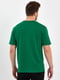 Бавовняна зелена футболка з аплікацією | 6728856 | фото 3