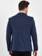 Приталенный синий пиджак с платком-паше | 6728895 | фото 5