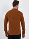 Бавовняна сорочка теракотового кольору з планкою на ґудзиках | 6728927 | фото 4
