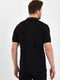Чорна бавовняна футболка-поло | 6728930 | фото 4