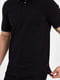Чорна бавовняна футболка-поло | 6728930 | фото 5