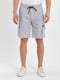 Светло-серые шорты с накладными карманами | 6728970 | фото 3