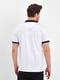 Біла футболка-поло в принт | 6728979 | фото 3