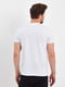Хлопковая белая футболка с принтом | 6729005 | фото 4
