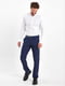 Классические синие брюки с карманами | 6729014 | фото 6