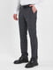 Темно-серые классические брюки с карманами | 6729018 | фото 3