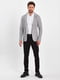 Светло-серый пиджак с накладными карманами | 6729024 | фото 2