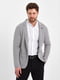 Светло-серый пиджак с накладными карманами | 6729024 | фото 5