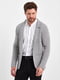 Светло-серый пиджак с накладными карманами | 6729024 | фото 6