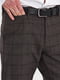 Коричневые классические брюки с карманами | 6729038 | фото 6