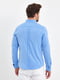 Голубая классическая рубашка из хлопка | 6729040 | фото 4