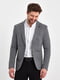 Классический пиджак серого цвета | 6729044 | фото 5