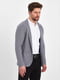 Пиджак серого цвета с накладными карманами | 6729050 | фото 5