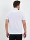 Біла футболка-поло з обрамленням на комірці і рукавах | 6729065 | фото 3