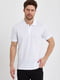 Базова футболка-поло білого кольору | 6729087 | фото 5