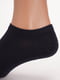 Шкарпетки короткі однотонні чорні | 6729125 | фото 2