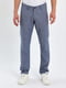 Серо-синие классические брюки с карманами | 6729167 | фото 3