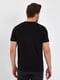 Бавовняна чорна футболка з принтом | 6729169 | фото 4