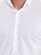 Белая классическая рубашка с коротким рукавом | 6729173 | фото 6
