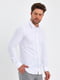 Белая классическая рубашка на пуговицах | 6729174 | фото 6