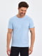 Блакитна базова футболка | 6729179 | фото 4