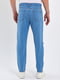 Блакитні прямі джинси з розрізами | 6729195 | фото 4