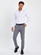 Серые классические брюки с карманами | 6729198 | фото 6