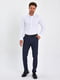 Классические синие брюки с карманами | 6729199 | фото 2