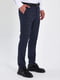 Классические синие брюки с карманами | 6729199 | фото 5
