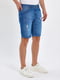 Синие джинсовые шорты с потертостями | 6729208 | фото 5
