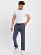 Серо-синие кэжуал брюки с карманами | 6729221 | фото 6