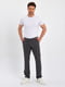 Серые кэжуал брюки с карманами | 6729222 | фото 2