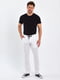 Белые кэжуал брюки с карманами | 6729223 | фото 2
